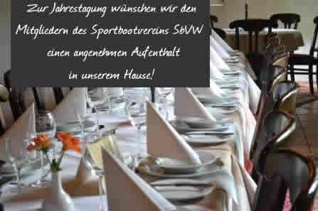 puenktliche und zuverlaessige Bewirtung fuer Reisegruppen im Landhaus Meyenburg